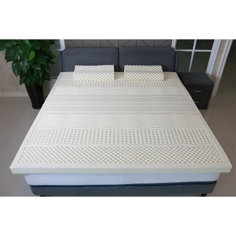 7-rohe papatahi papatahi latex Mattress Topper mo te moe